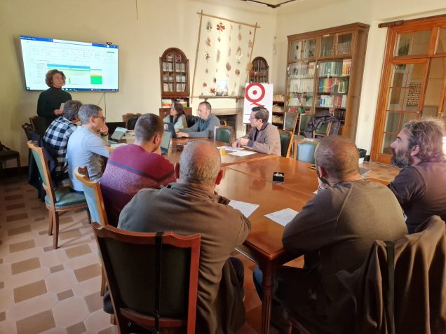 Reunió del Comitè d'experts del projecte #SUROCAT a l'Escola Forestal de Santa Coloma de Farners.
