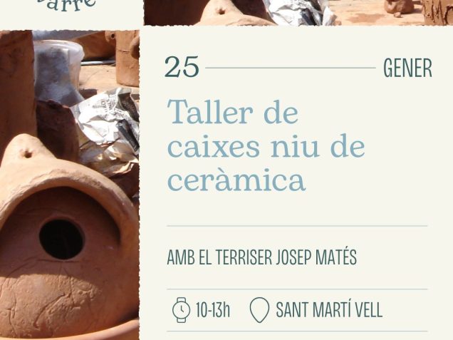 cartell amb la informació de l'activitat