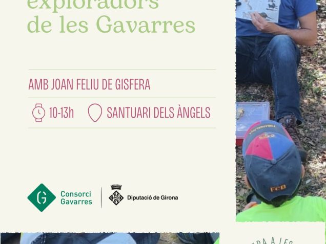 Cartell de l'activitat de Petits Exploradors que es farà al Santuari dels Àngels