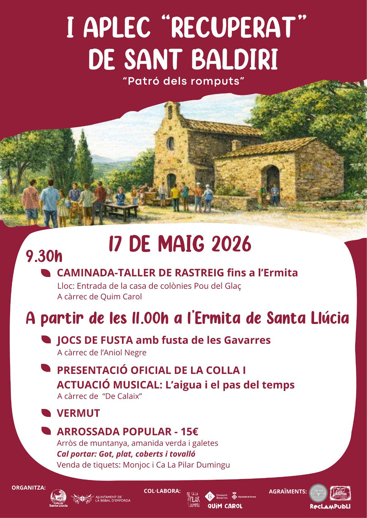 Cartell aplec Sant Baldiri